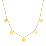 Coin Necklace Gold - Bella + Me